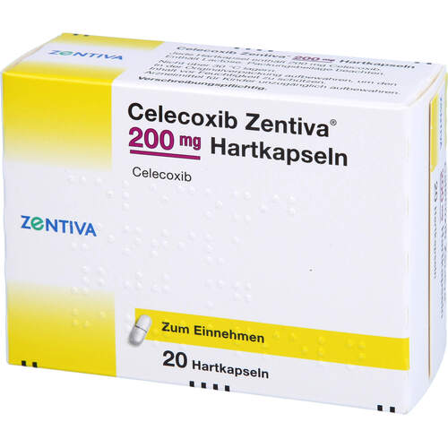 Celecoxib Zentiva 200mg Hartkapseln, 20 ST, Zentiva Pharma GmbH