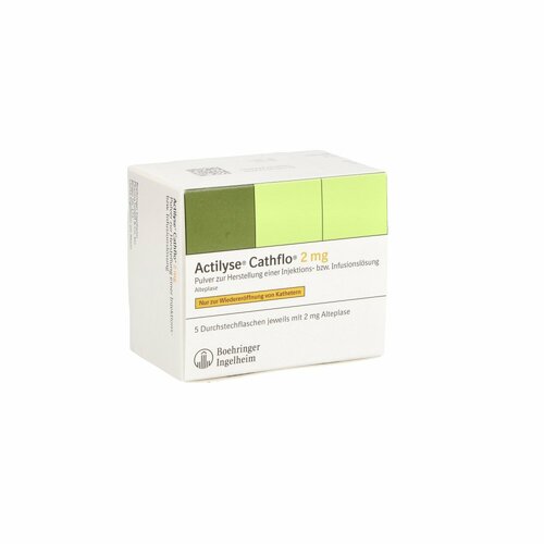 Actilyse Cathflo 2 mg, 5 ST, Boehringer Ingelheim Pharma GmbH & Co. KG