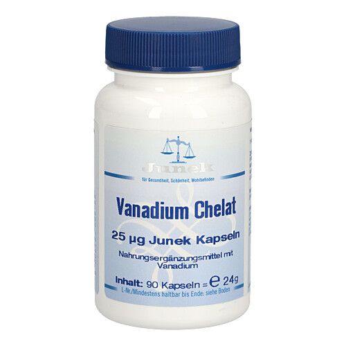 Vanadium Chelat 25ug Junek Kapseln, 90 Stk., Bios Medical Services
