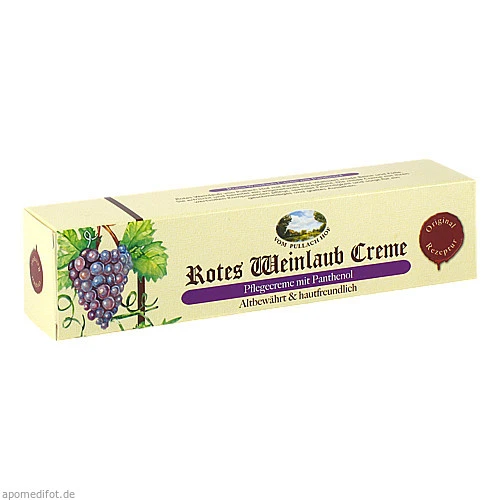 Rotes Weinlaub Creme mit Panthenol, 100 ml, Megadent Deflogrip Gerhard Reeg GmbH