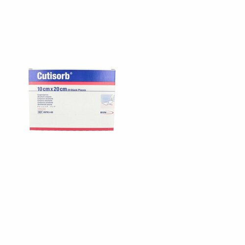Cutisorb 10x20 steril Saugkompresen, 25 Stk., Bsn Medical GmbH