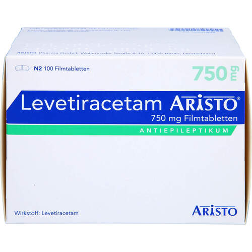 Levetiracetam Aristo 750mg Filmtabletten, 100 Stk., Aristo Pharma GmbH