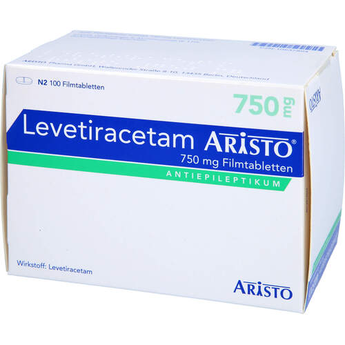 Levetiracetam Aristo 750mg Filmtabletten, 100 Stk., Aristo Pharma GmbH