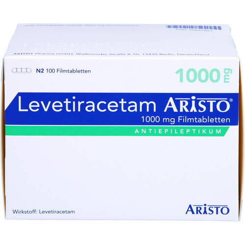 Levetiracetam Aristo 1000mg Filmtabletten, 100 Stk., Aristo Pharma GmbH