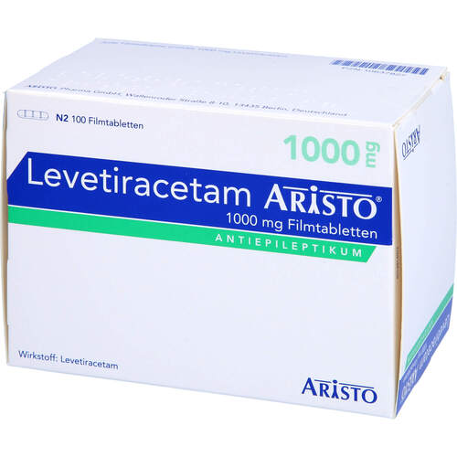 Levetiracetam Aristo 1000mg Filmtabletten, 100 Stk., Aristo Pharma GmbH
