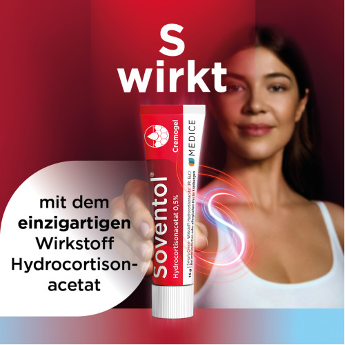Soventol Hydrocortisonacetat 0.5%, 15 g, Medice Arzneimittel P&uuml;tter GmbH & Co. KG