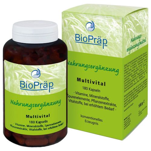 Multivital Kapseln, 180 Stk., BioPr&auml;p Biolog.Pr&auml;p.Handelsges.mbH