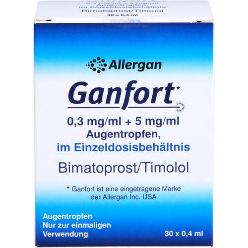 Ganfort 0.3mg/ml + 5mg/ml ATR in Einzeldosisbeh., 30x0,4 ml, kohlpharma GmbH