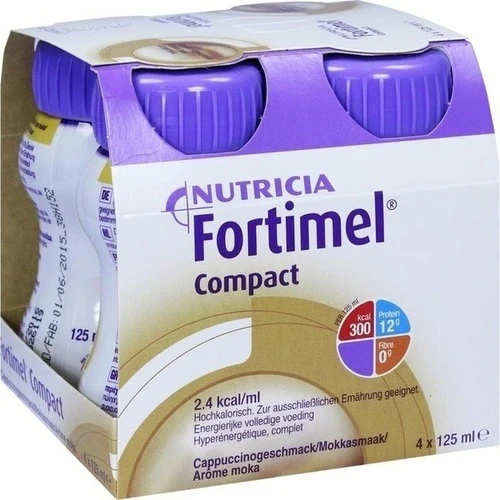 Fortimel Compact 2.4 Cappuccinogeschmack, 4x125 ml, Danone Deutschland GmbH