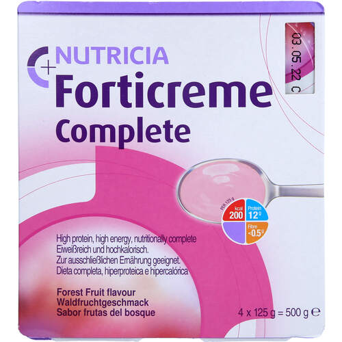 FORTICREME Waldfruchtgeschmack, 4x125 g, Nutricia Milupa GmbH