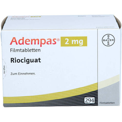 Adempas 2mg Filmtabletten, 294 ST, MSD Sharp & Dohme GmbH