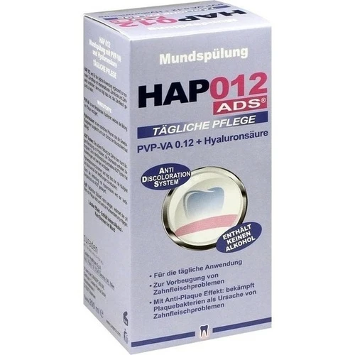 HAP012 PVP-VA 0.12 + Hyaluron Mundspülung, 200 ML, Curaden Germany GmbH