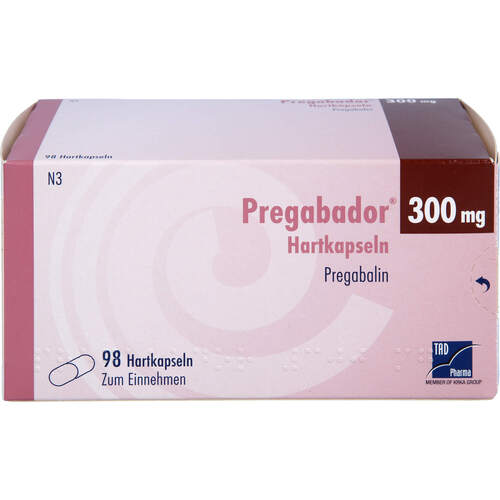PREGABADOR 300 mg Hartkapseln, 98 Stk., TAD Pharma GmbH