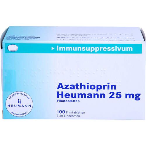 Azathioprin Heumann 25 mg Filmtabletten, 100 Stk., Heumann Pharma GmbH & Co. Generica KG