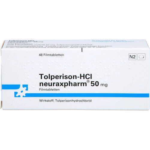 Tolperison-HCl neuraxpharm 50 mg, 48 ST, neuraxpharm Arzneimittel GmbH