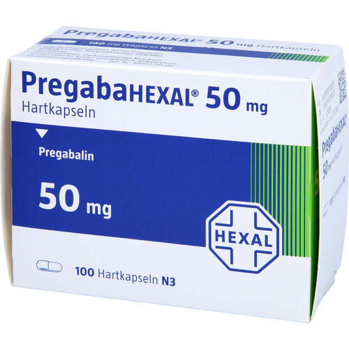 PregabaHEXAL 50 mg Hartkapseln, 100 ST, HEXAL AG