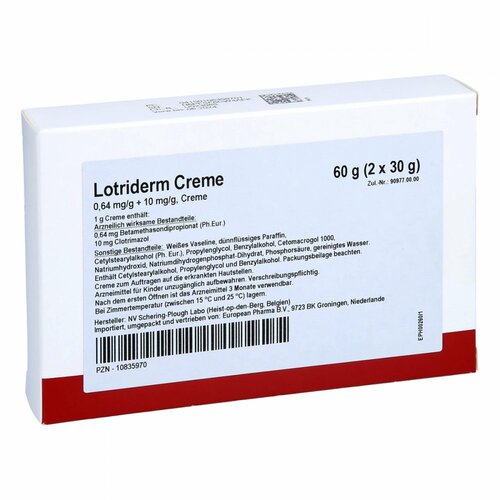 Lotriderm Creme, 60 G, European Pharma B.V.