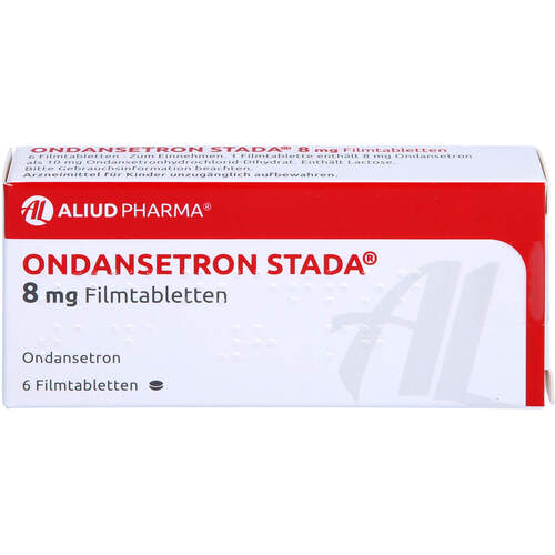 ONDANSETRON STADA 8 mg Filmtabletten ALIUD, 6 Stk., Aliud Pharma GmbH