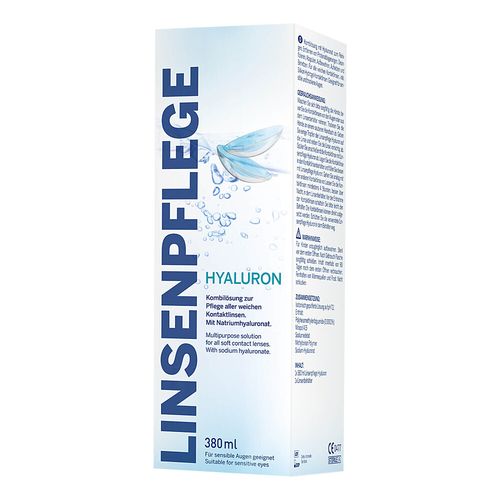 Linsenpflege Hyaluron, 380 ml, Innomedis AG Linsenpflege Hyaluron, 380 ml, Innomedis AG