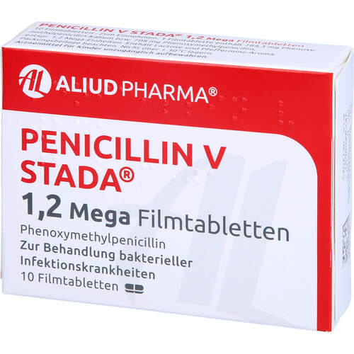 Penicillin V Stada 1.2 Mega Filmtabletten ALIUD, 10 Stk., Aliud Pharma GmbH