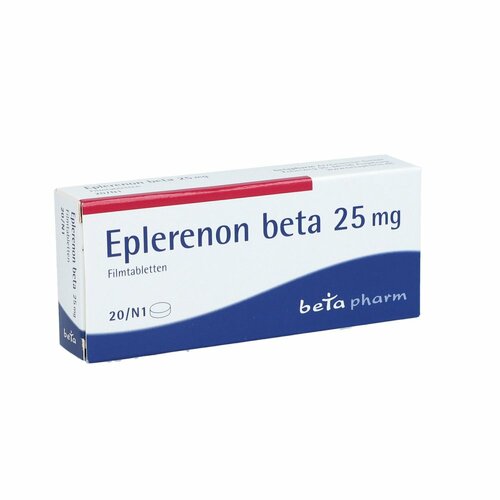 Eplerenon beta 25 mg Filmtabletten, 20 ST, betapharm Arzneimittel GmbH