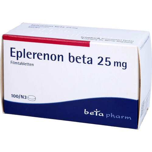 Eplerenon beta 25 mg Filmtabletten, 100 ST, betapharm Arzneimittel GmbH