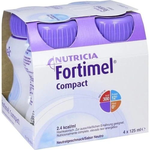 Fortimel Compact 2.4 Neutral, 4x125 ml, Danone Deutschland GmbH