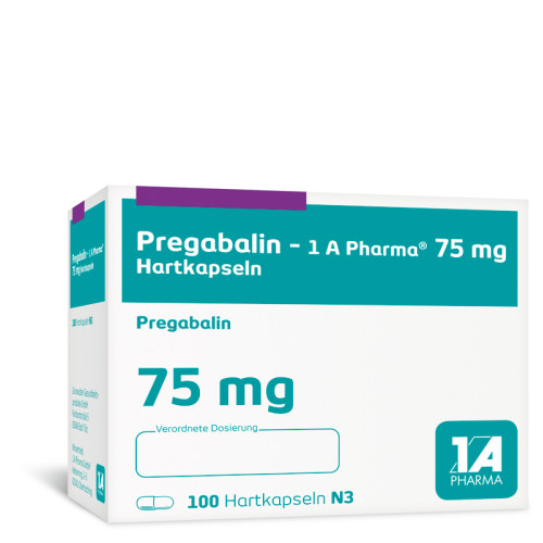 Pregabalin - 1 A Pharma 75 mg Hartkapseln, 100 ST, 1 A Pharma GmbH