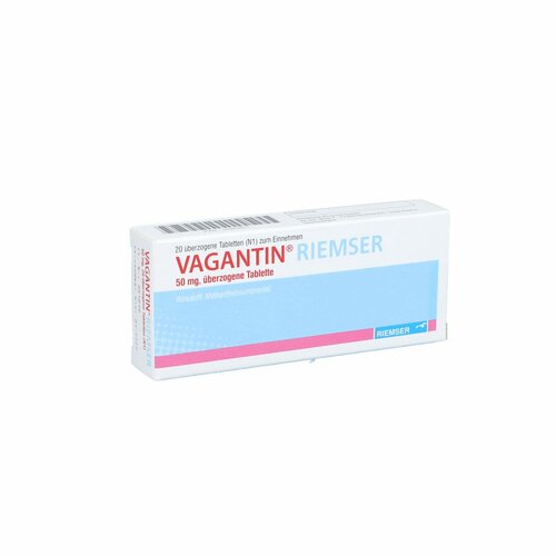 VAGANTIN RIEMSER 50 mg, 20 Stk., Esteve Pharmaceuticals GmbH