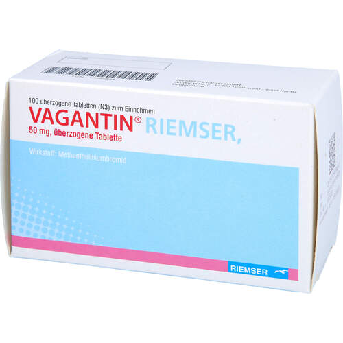 VAGANTIN RIEMSER 50 mg, 100 ST, Esteve Pharmaceuticals GmbH