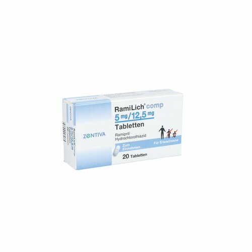 RamiLich comp 5mg/12.5mg Tabletten, 20 Stk., Zentiva Pharma GmbH