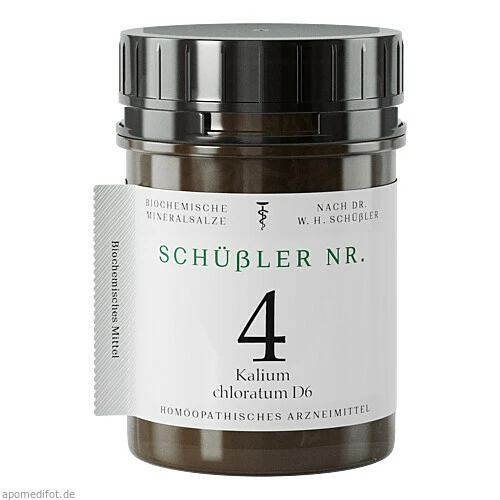 Schuessler Nr. 4 Kal. chlor. D6, 1000 Stk., Apofaktur E.K.