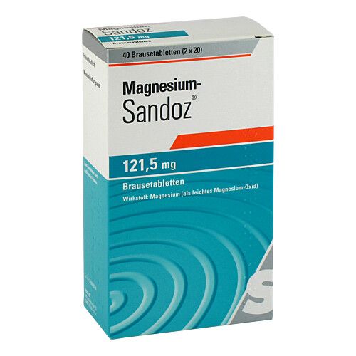 MAGNESIUM SANDOZ 121,5 mg Brausetabletten, 40 Stk., Hexal AG