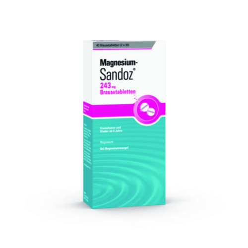 Magnesium-Sandoz 243mg Brausetablette, 40 Stk., HEXAL AG