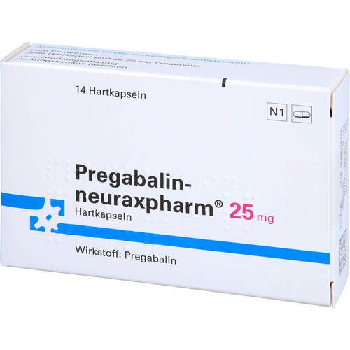 Pregabalin-neuraxpharm 25 mg, 14 ST, neuraxpharm Arzneimittel GmbH