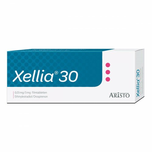 Xellia 30 0.03mg/3mg Filmtabletten, 21 Stk., Aristo Pharma GmbH Xellia 30 0.03mg/3mg Filmtabletten, 21 Stk., Aristo Pharma GmbH