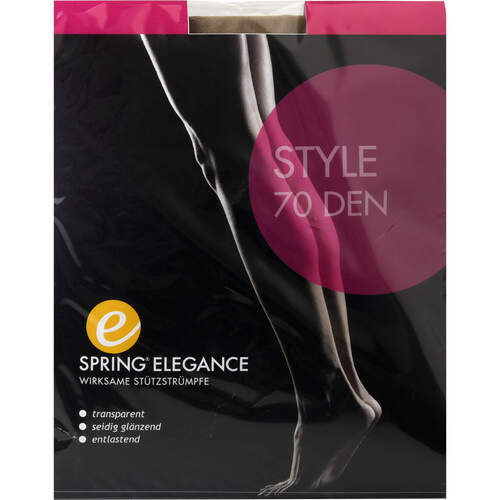 SPRING ELEGANCE Style 70den AT 5 sand, 1 St, Spring Medical - medizinische Strümpfe