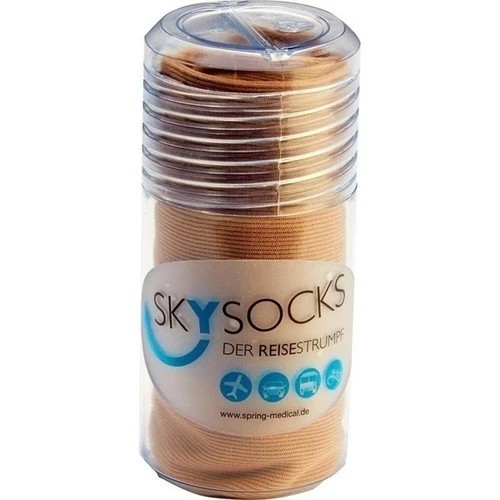 SPRING SKYSOCKS classic 70den Gr.38/39 safari, 2 Stk., Spring Medical - medizinische Strümpfe