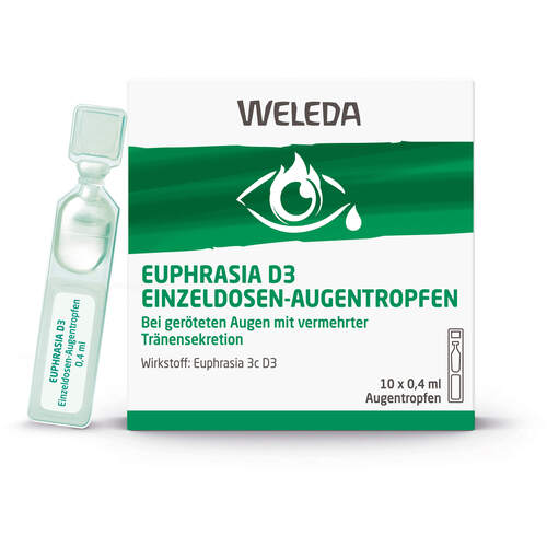 EUPHRASIA D 3 Einzeldosen-Augentropfen, 10x0,4 ml, WELEDA AG