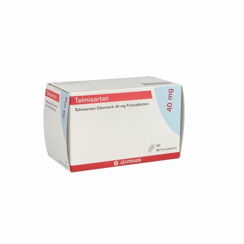 Telmisartan Glenmark 40mg Filmtabletten, 98 Stk., Glenmark Arzneimittel GmbH