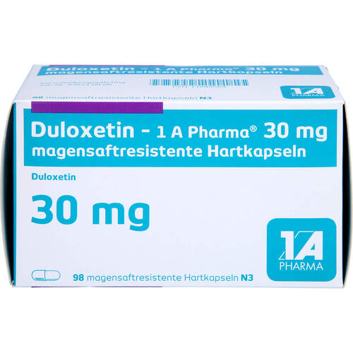 Duloxetin - 1 A Pharma 30 mg magens. Hartkapseln, 98 Stk., 1 A Pharma GmbH
