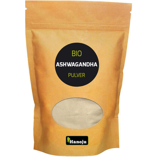 Bio Ashwagandha Pulver, 500 G, shanab pharma e.U.