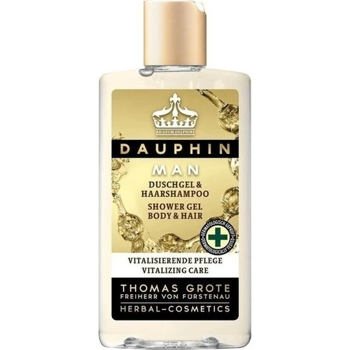 DAUPHIN MAN DUSCHGEL & HAARSHAMPOO, 200 ml, Abamed Hansjörg Nowak GmbH & Co. KG