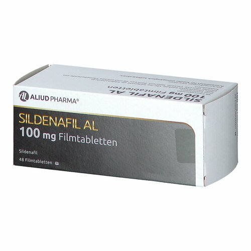 SILDENAFIL AL 100MG FTA, 48 Stk., Aliud Pharma GmbH