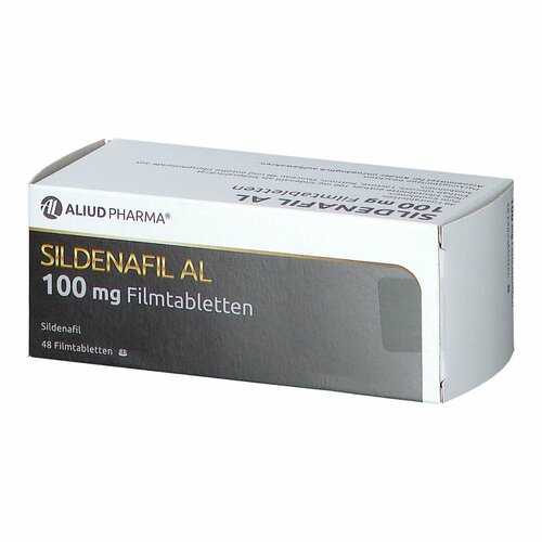 SILDENAFIL AL 100MG FTA, 48 ST, Aliud Pharma GmbH