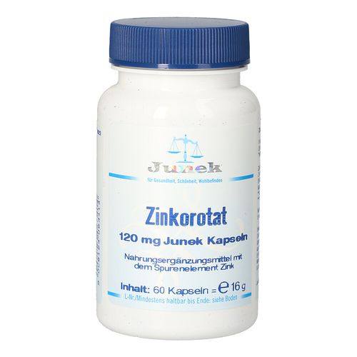 Zinkorotat 120mg Junek Kapseln, 60 Stk., Bios Medical Services Zinkorotat 120mg Junek Kapseln, 60 Stk., Bios Medical Services