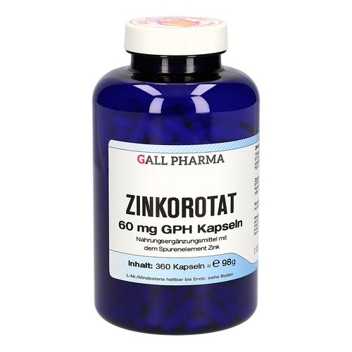 ZINKOROTAT 60MG GPH KAPSELN, 360 Stk., Hecht-Pharma GmbH