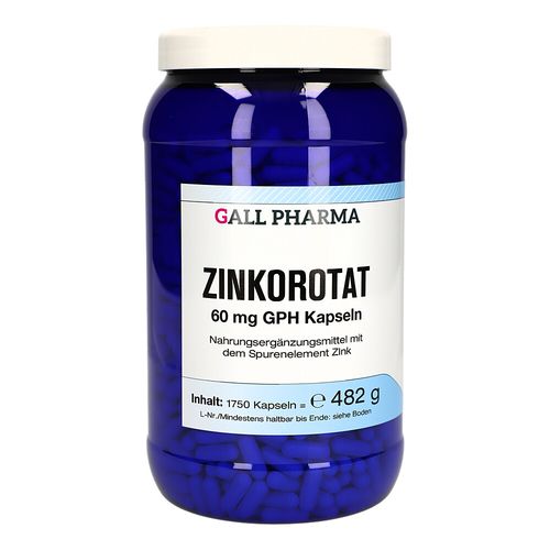 ZINKOROTAT 60MG GPH KAPSELN, 1750 Stk., Hecht-Pharma GmbH