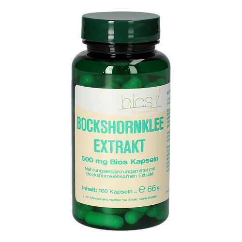 Bockshornklee Extrakt 500 mg Bios Kapseln, 100 Stk., Bios Medical Services Bockshornklee Extrakt 500 mg Bios Kapseln, 100 Stk., Bios Medical Services