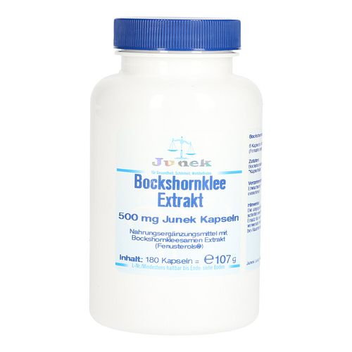 Bockshornklee Extrakt 500 mg Junek Kapseln, 180 Stk., Bios Medical Services